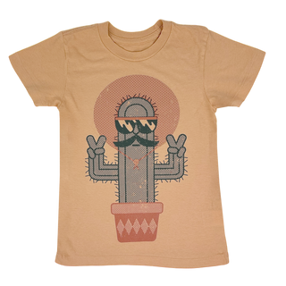 Tiny Whales Adios Amigo Short Sleeve Tee - Toast