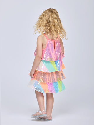 Baby Sara 4 Tier Sequin Dress