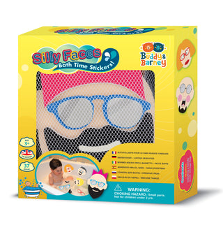 Buddy & Barney, Buddy & Barney Bath Stickers – Silly Faces - Basically Bows & Bowties