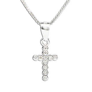 Cherished Moments Sterling Silver Children's Cross Necklace