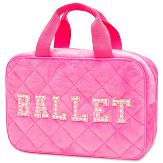 Iscream Ballet Quilted Large Cosmetic Bag