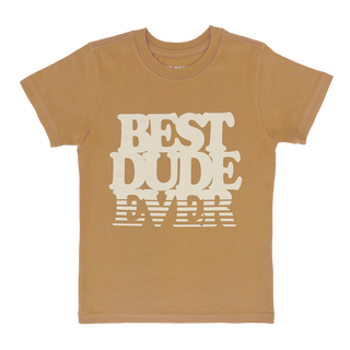 Tiny Whales Best Dude Ever Rust S/S Tee, Tiny Whales, Best Dude Ever, Boys Clothing, cf-size-4t, cf-size-5y, cf-size-6y, cf-type-tee, cf-vendor-tiny-whales, Howdy Podner, Made in the USA, Sho