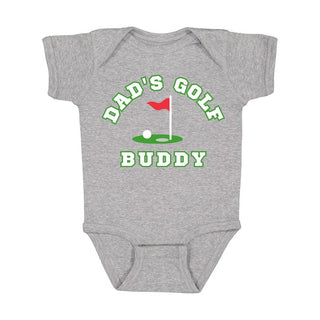 Sweet Wink Dad's Golf Buddy Short Sleeve Bodysuit - Gray