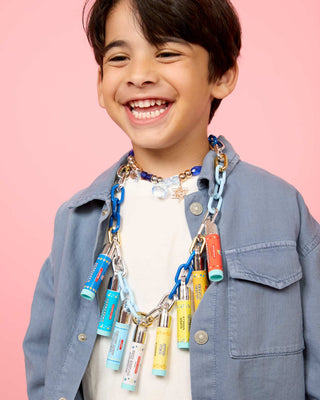 Super Smalls, Super Smalls 8 Nights of Hanukkah Lip Balm Necklace - Basically Bows & Bowties