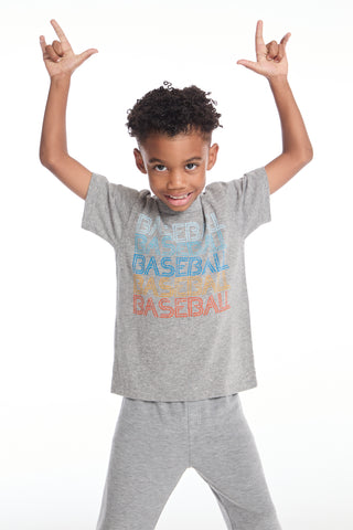 Chaser Baseball Boys Short Sleeve Tee