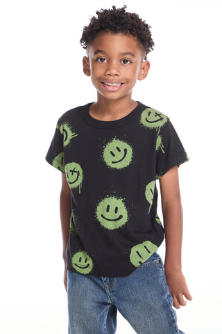 Chaser Graffiti Smileys Boy Tee