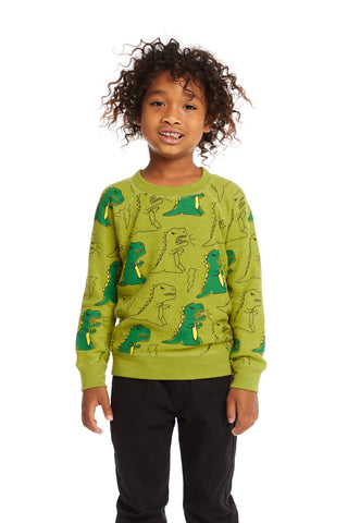 Chaser Dinos Green Pullover