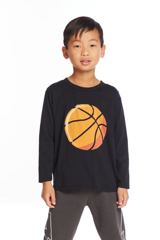 Chaser Slam Dunks Boys Long Sleeve Crew Neck Tee