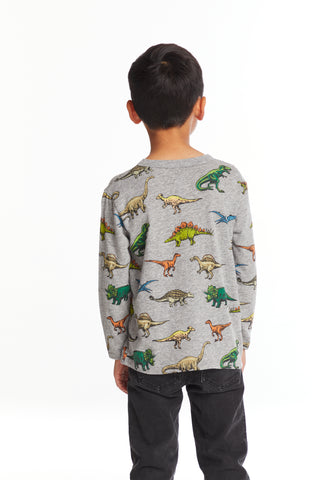 Chaser Dinosaurs Boys Long Sleeve Tee