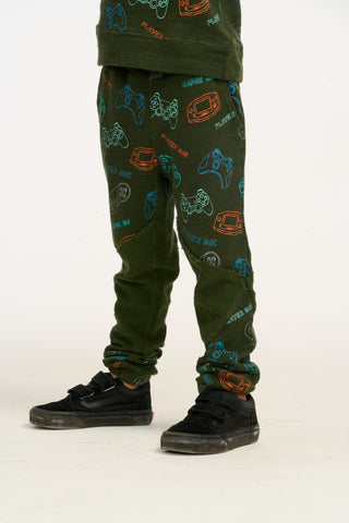 Chaser, Chaser Gamer Triangle Blocked Joggers - Basically Bows & Bowties