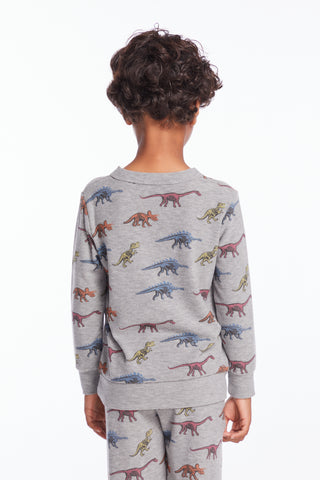 Chaser Skeleton Dinos Boys Long Sleeve Pullover