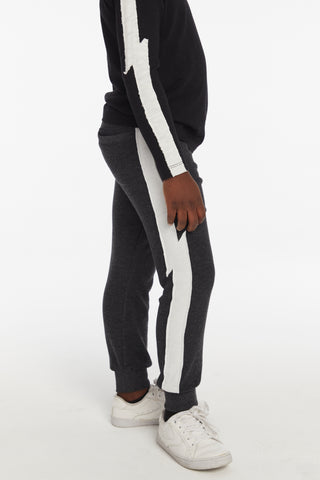 Chaser, Chaser Bolt Licorice Joggers - Basically Bows & Bowties