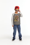 Chaser Cool Dino Boys Long Sleeve Tee