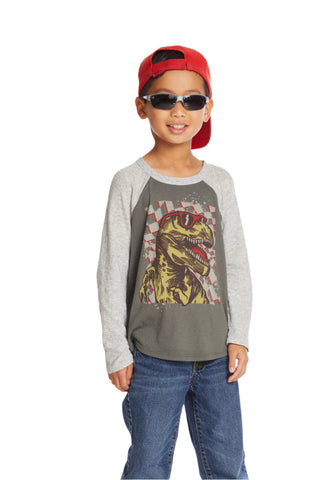 Chaser Cool Dino Boys Long Sleeve Tee