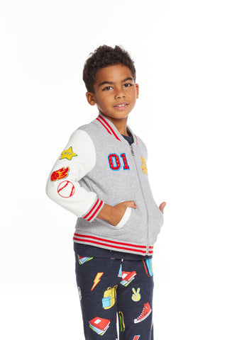 Chaser All Star Varsity Patches Boys Jacket