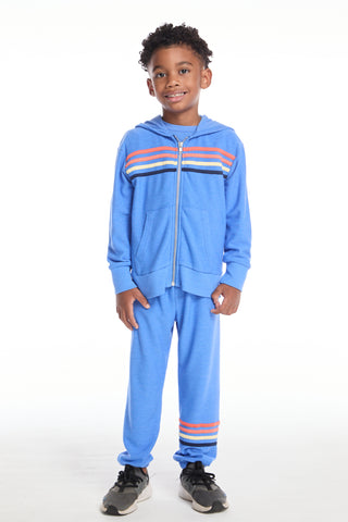 Chaser Paxton Blue Dream Boys Zip Up Hoodie