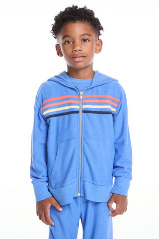 Chaser Paxton Blue Dream Boys Zip Up Hoodie