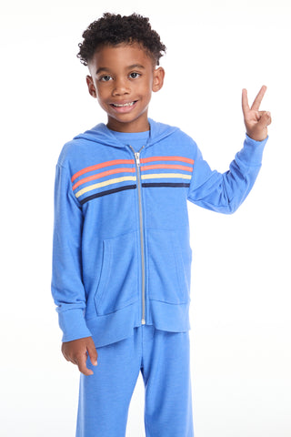 Chaser Paxton Blue Dream Boys Zip Up Hoodie