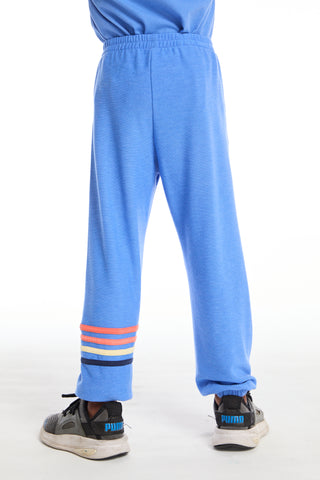 Chaser No Side Seam Blue Dream Boys Jogger with Strapping