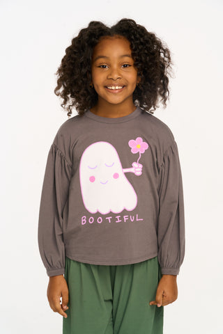 Chaser Bootiful Drew Long Sleeve Tee, Chaser, Bootiful, cf-size-5, cf-size-6, cf-type-tee, cf-vendor-chaser, Chaser, Chaser Happy Halloween, Chaser Kids, Ghost, Halloween, Halloween Shirt, Te