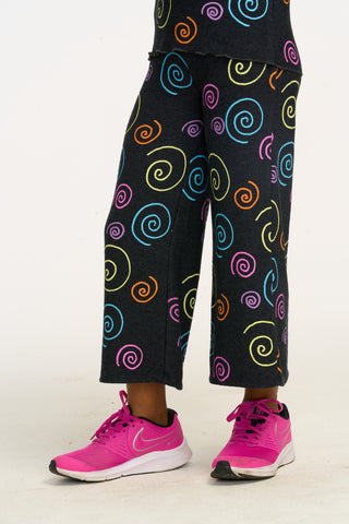 Chaser Rainbow Swirl Wide Leg Pant, Chaser, cf-size-4, cf-size-5, cf-size-6, cf-size-8, cf-type-leggings, cf-vendor-chaser, Chaser, Chaser Cozy Knit, Chaser Kids, Chaser Pants, Rainbow Swirl,