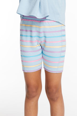 Chaser Sun Lovin' Stripe Girls Shorts