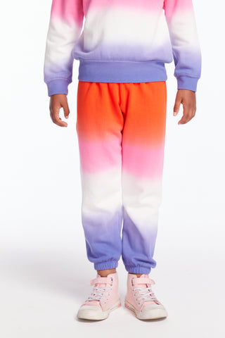 Chaser Slim Slouchy Candy Sunset Girls Sweatpants