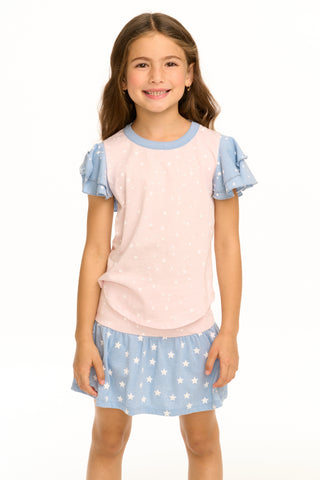 Chaser Mixed Stars Top, Chaser, 4th of July, cf-size-4, cf-size-5, cf-size-7, cf-type-shirt, cf-vendor-chaser, Chaser, Chaser Kids, Chaser Kids Tee, Chaser Tee, Mixed Stars, Patriotic, Star, 