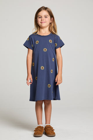 Chaser, Chaser Allover Sunflowers Girls Dress - Basically Bows & Bowties