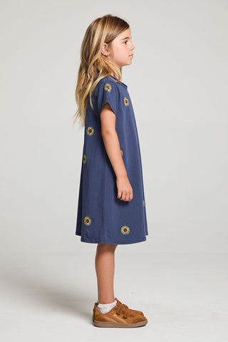 Chaser, Chaser Allover Sunflowers Girls Dress - Basically Bows & Bowties