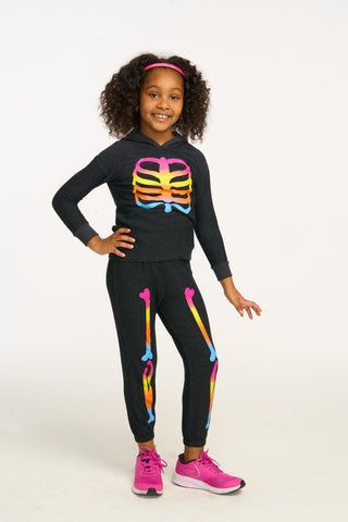 Chaser Rainbow Skeleton Legs Sweatpant, Chaser, cf-size-3, cf-size-7, cf-type-sweatpants, cf-vendor-chaser, Chaser, Chaser Happy Halloween, Chaser Kids, Chaser Sweatpants, Halloween, Rainbow 