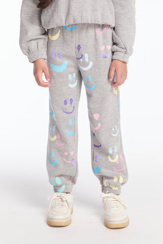 Chaser Smiley Daze Girls Sweatpants