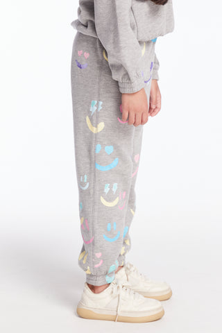 Chaser Smiley Daze Girls Sweatpants