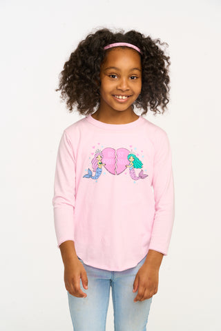 Chaser Mermaid Bestie Long Sleeve Tee, Chaser, Best Friend, Bestie, cf-size-2, cf-size-3, cf-size-4, cf-size-5, cf-size-6, cf-size-7, cf-type-top, cf-vendor-chaser, Chaser, Chaser Kids, Chase