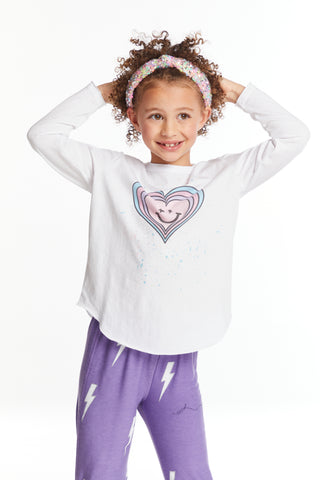 Chaser Colorful Heart Girls Long Sleeve