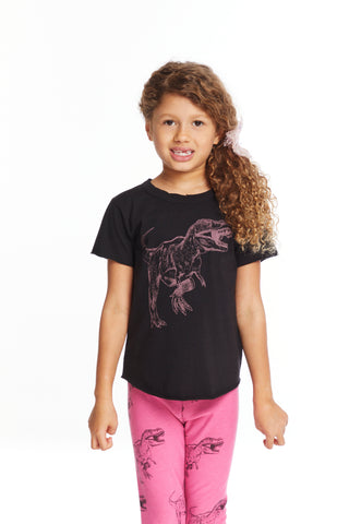 Chaser Dino Time Girls Crew Neck Tee