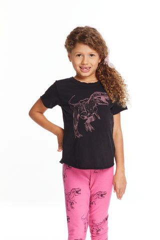 Chaser Dino Time Girls Crew Neck Tee