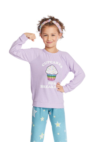 Chaser Cupcakes For Breakfast Girls Pullover