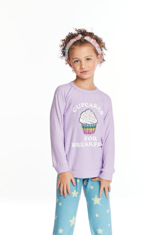 Chaser Cupcakes For Breakfast Girls Pullover