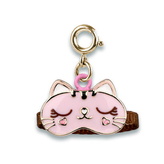 Charm It! Gold Kitty Sleep Mask Charm