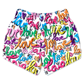 Iscream Corey Paige Love Letters Plush Shorts