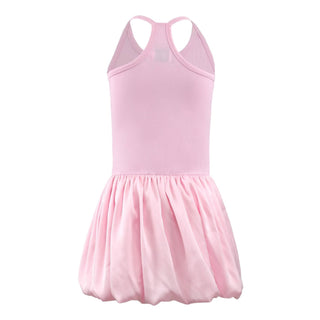 Lola and The Boys Crystal Bow Bubble Dress - Pink