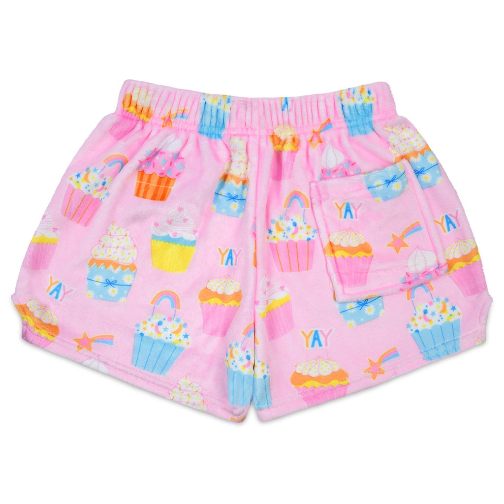 Iscream Cupcake Party Plush Shorts | Basically Bows & Bowties