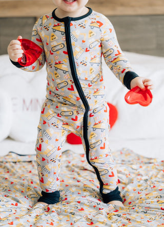 Dream Big Little Co, Dream Big Little Co Loads Of Love Dream Romper - Basically Bows & Bowties