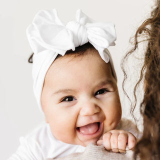 Baby Bling FAB Headband - White