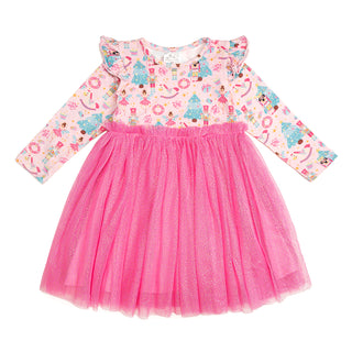 Sweet Wink Nutcracker Christmas Long Sleeve Tutu Dress