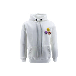 Lola and The Boys Emoji Love Hoodie - White