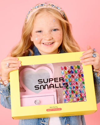 Super Smalls, Super Smalls Mini Vanity Gemify™ Craft Kit - Basically Bows & Bowties