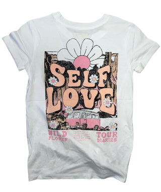 Paper Flower Self Love Wild Flower Graphic Tee