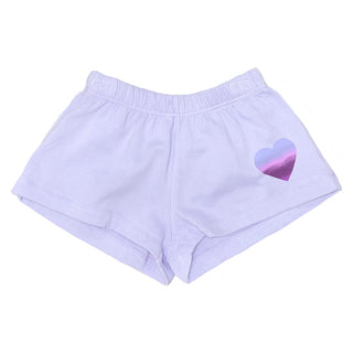 FBZ Ombre Heart Lavender Shorts